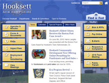 Tablet Screenshot of hooksett.org